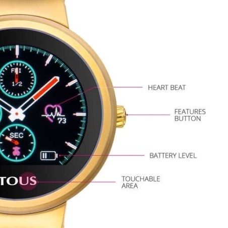 RELOJ TOUS ACTIVITY ROND TOUCH DORADO 000351645