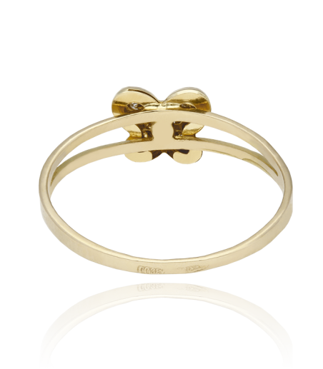 Anillo oro 18k Mariposa