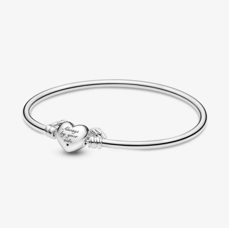 Pulsera Pandora Moments Winged Heart Bangle 599379C00