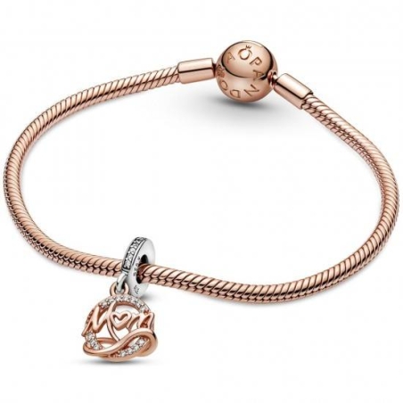 Charm colgante Pandora circonitas y MOM en rose 789374C01