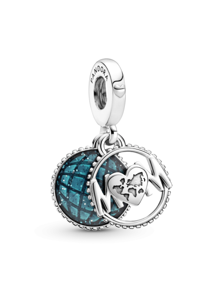 Charm Colgante Pandora Mamá Globo con Purpurina 799368C01