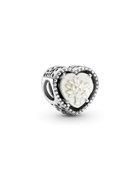 Charm Pandora Corazón en filigrana y Árbol De la Familia 799413C01