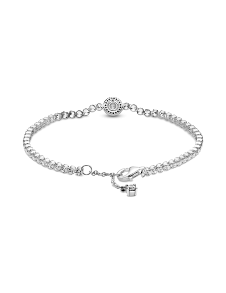 Pulsera Pandora plata Tennis Halo Brillante 599416C01