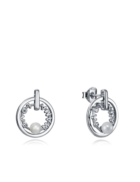 PENDIENTES VICEROY EN PLATA CON DOBLE ARO 4127E000-68