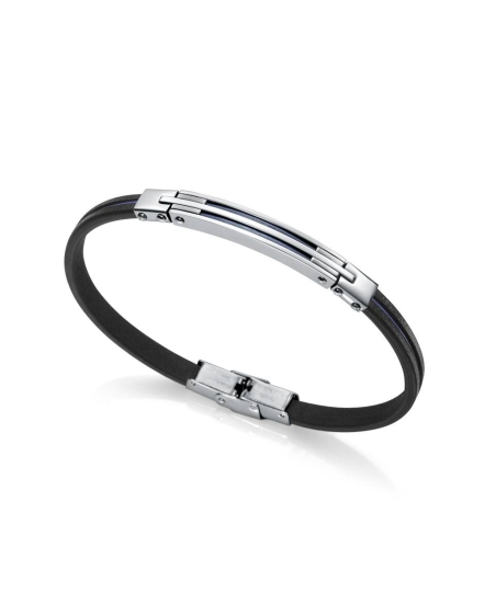 PULSERA VICEROY PIEL NEGRA Y AZUL 75252P01013