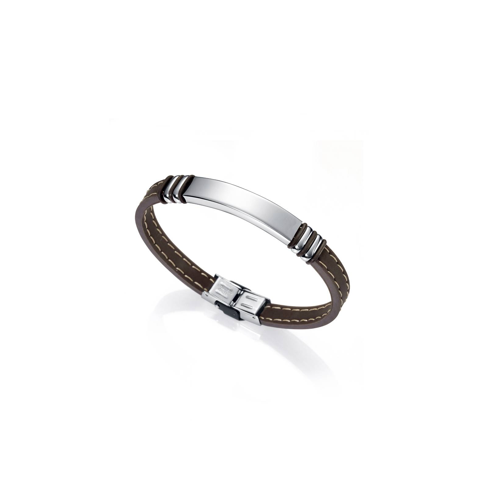 Viceroy Air 6343P09011 Men's Bracelet - Brown Rubber Cuff, 21.5 Cm - View #2