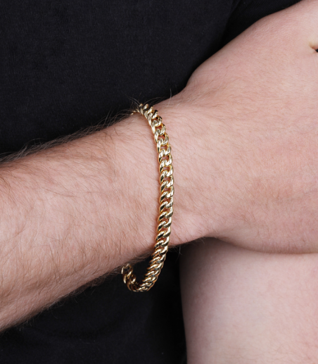 PULSERA BARBADA "VITELIO" ORO 18K