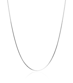 CADENA "GIANNA" COLA DE RATÓN ORO BLANCO 18K