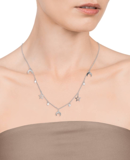 COLLAR VICEROY KISS CON ESTRELLAS, LUNAS Y CIRCONITAS 75199C01010