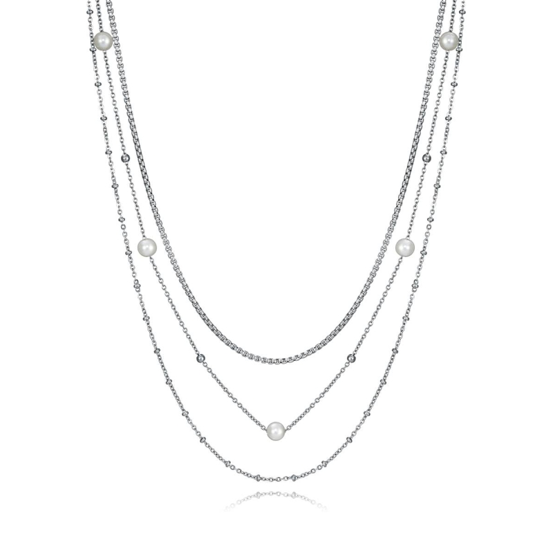 COLLAR TRIPLE VICEROY CADENA INTERIOR ESLABONES CUADRADOS 75204C01000
