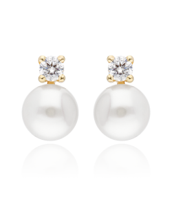 Pendientes "Pearly" Oro 18k Perlas Cultivadas