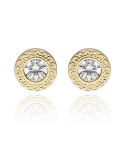 PENDIENTES "ARES" ORO AMARILLO 18K