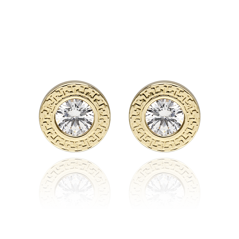 PENDIENTES "ARES" ORO 18K