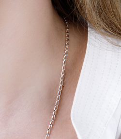 CADENA "CLARE" PLATA DE LEY 60 CM