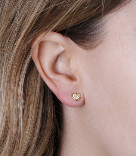 Pendientes Oro 18k y circonitas "Esther"