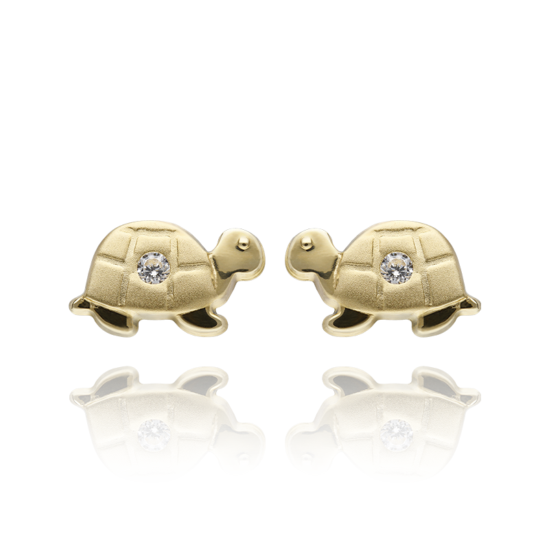 Pendientes Oro Tortuga