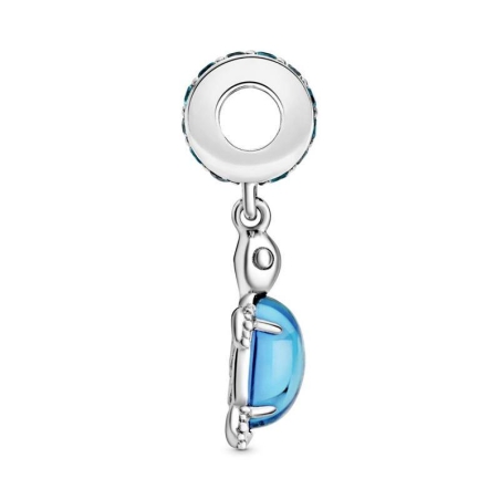 CHARM COLGANTE PLATA TORTUGA CRISTAL AZUL 798939C01