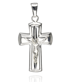 CRUZ "LYON" PLATA DE LEY