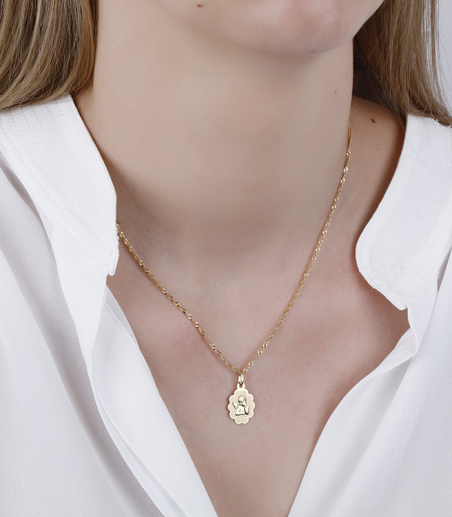 Medalla Oro 18k "Angelito Burlón"