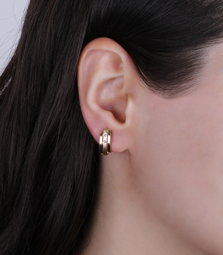 PENDIENTES "ASSA" ORO 18K