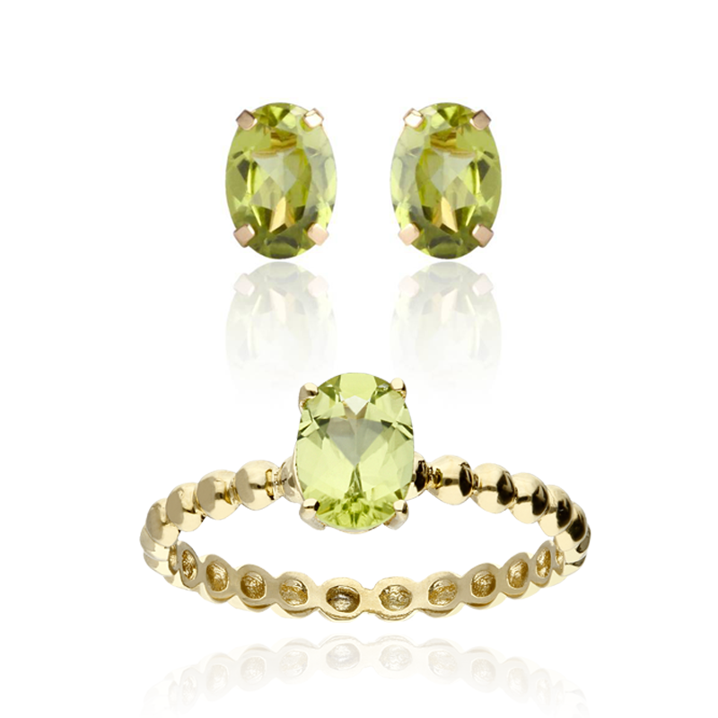 Anillo "Candy" Oro 18k y Peridoto