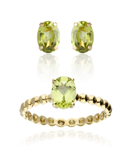 Anillo "Candy" Oro 18k y Peridoto