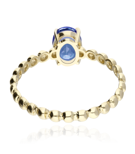 Conjunto "Candy" Oro 18k y Topacios London Blue