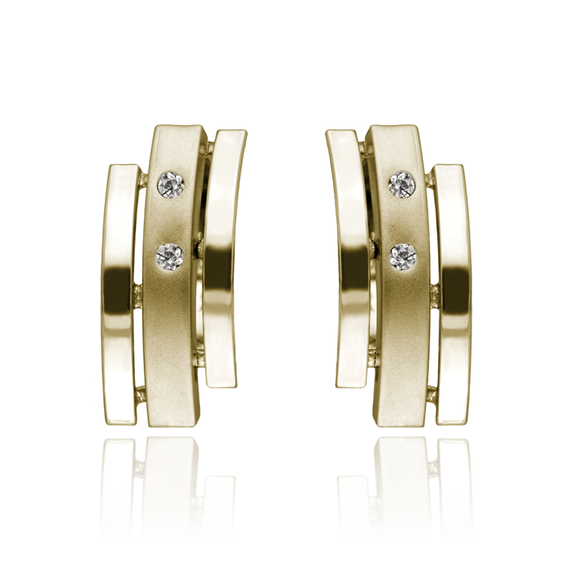 PENDIENTES "ASSA" ORO 18K