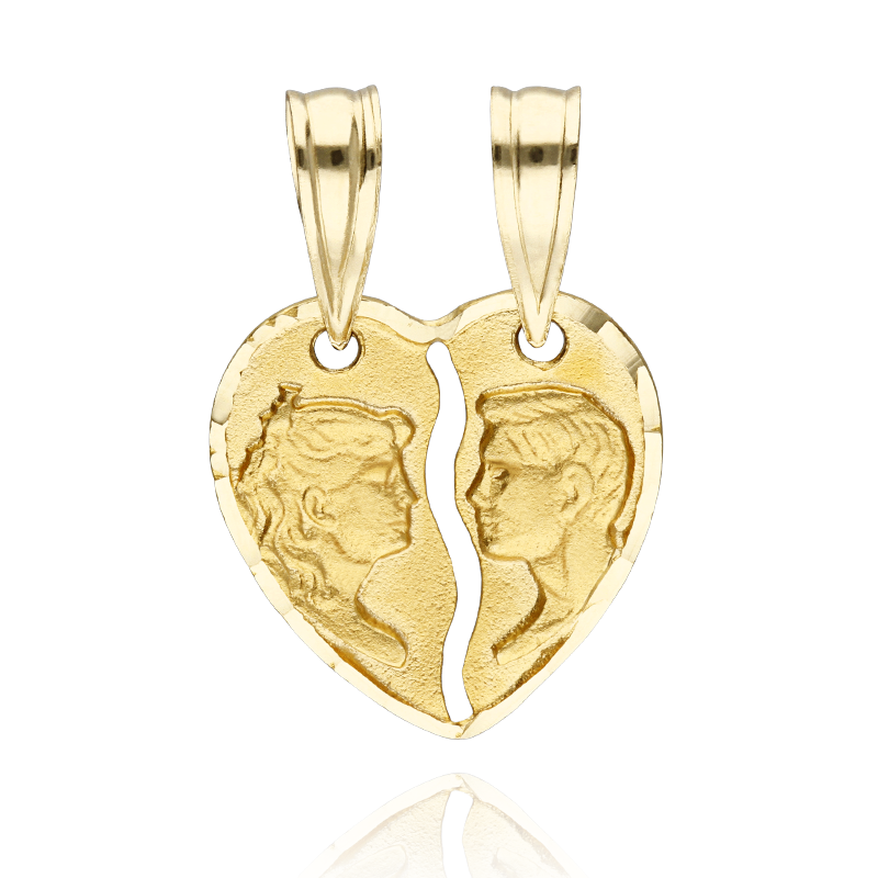 COLGANTE "CORAZON 13 MM ORO 18K