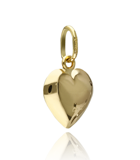 Colgante corazón oro 18k