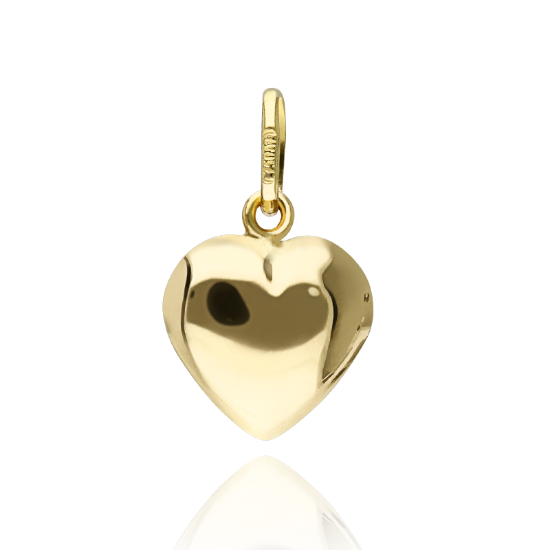 Colgante corazón oro 18k