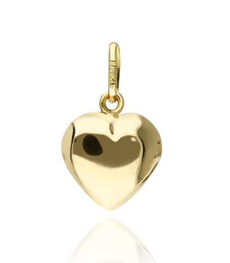 Colgante corazón oro 18k