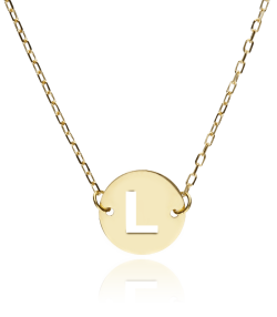 Gargantilla "Abc" Oro 18K Inicial L