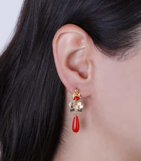 PENDIENTES "ALMUDENA" ORO 18K