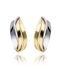 PENDIENTES "BOUMALNE" ORO BICOLOR 18K