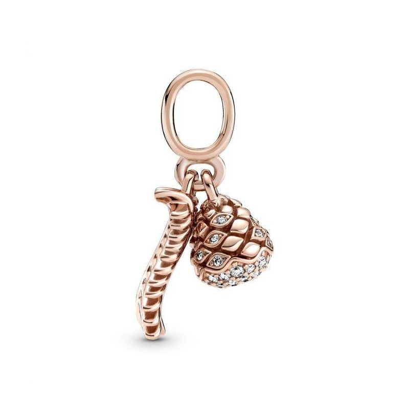 CHARM COLGANTE PANDORA ROSE PIÑA BRILLANTE 789557C01