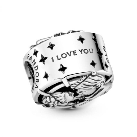 CHARM PANDORA STAR WARS HAN SOLO & LEIA KISS 799506C00