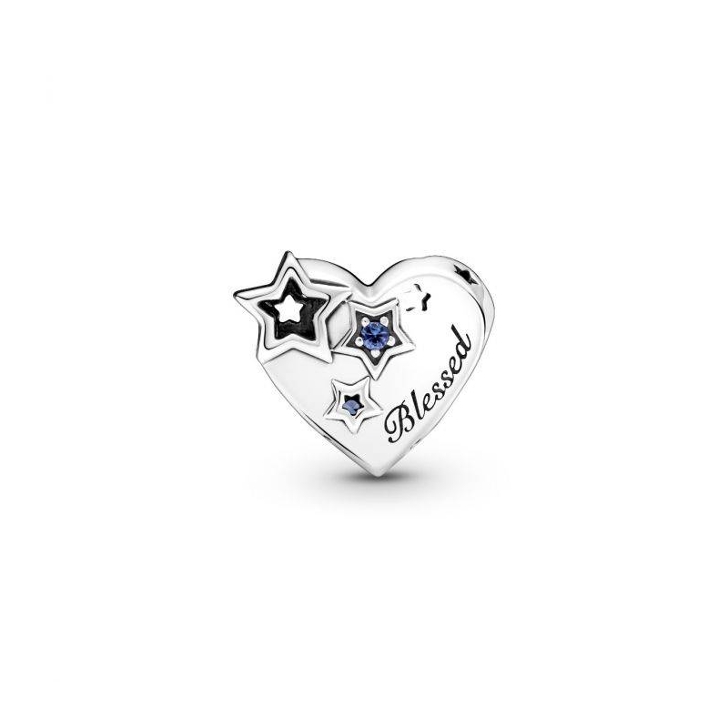 CHARM PANDORA CORAZON AGRADECIDO Y ESTRELLAS 799527C01