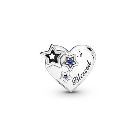 CHARM PANDORA CORAZON AGRADECIDO Y ESTRELLAS 799527C01