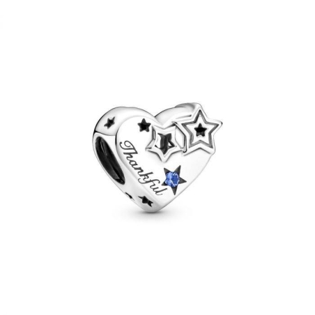 CHARM PANDORA CORAZON AGRADECIDO Y ESTRELLAS 799527C01