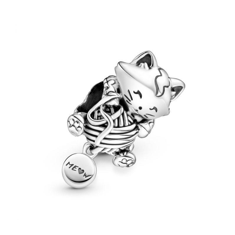 CHARM PANDORA KITTEN & YARN BALL 799535C00