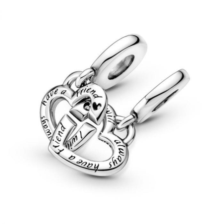 CHARM PANDORA COLGANTE DE CORAZONES DE HERMANAS UNIDAS 799538C01