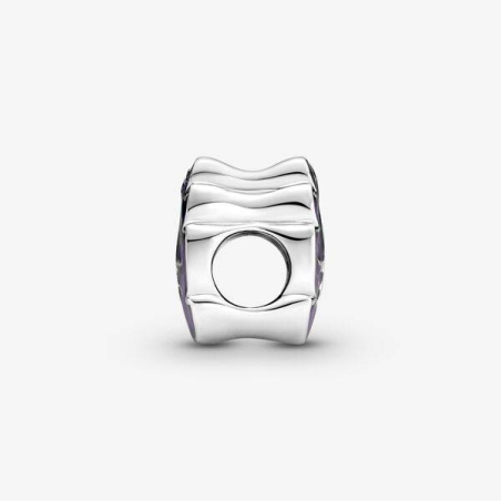 CHARM PANDORA DE HOJA MORADA Y VERDE 799542C01
