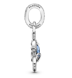 CHARM PANDORA COLGANTE CORAZÓN AZUL CENICIENTA 399560C01