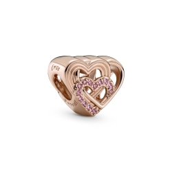 CHARM PANDORA PERSONAS ENTRELAZADAS AMOR CORAZONES 789529C01