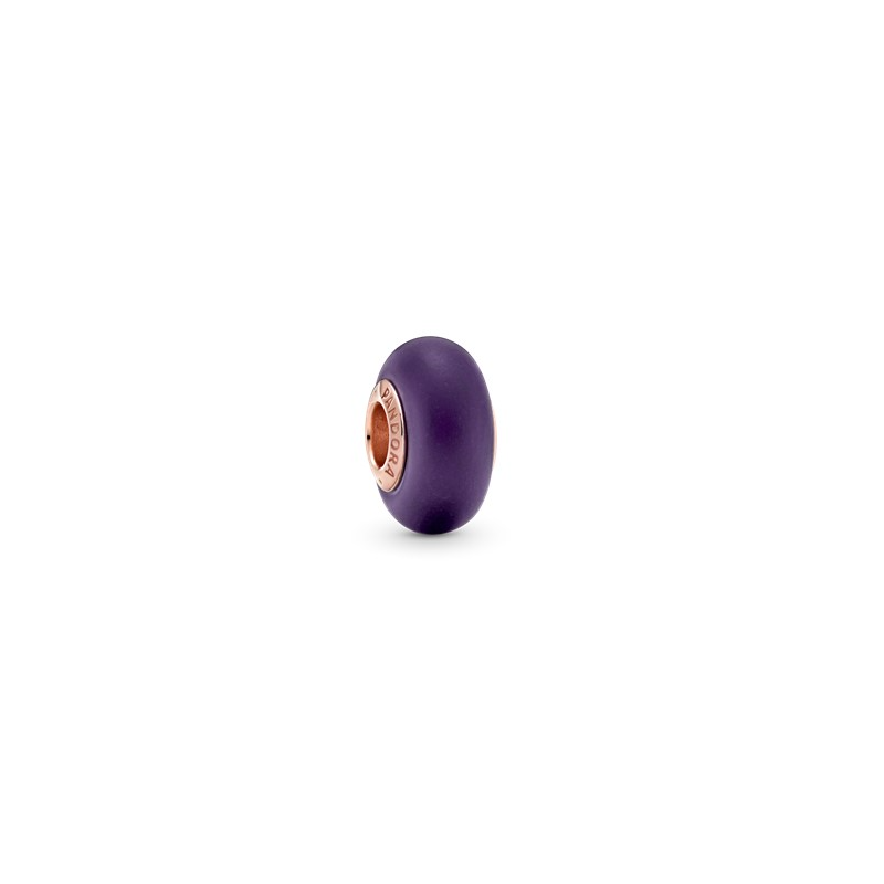 CHARM DE CRISTAL DE MURANO MORADO MATE 789547C00 CHARM DE CRISTAL DE MURANO MORADO MATE 789547C00