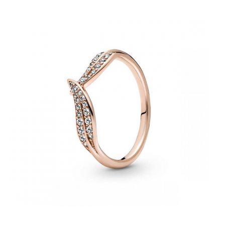 ANILLO PANDORA ROSE HOJAS BRILLANTES 189533C01-50