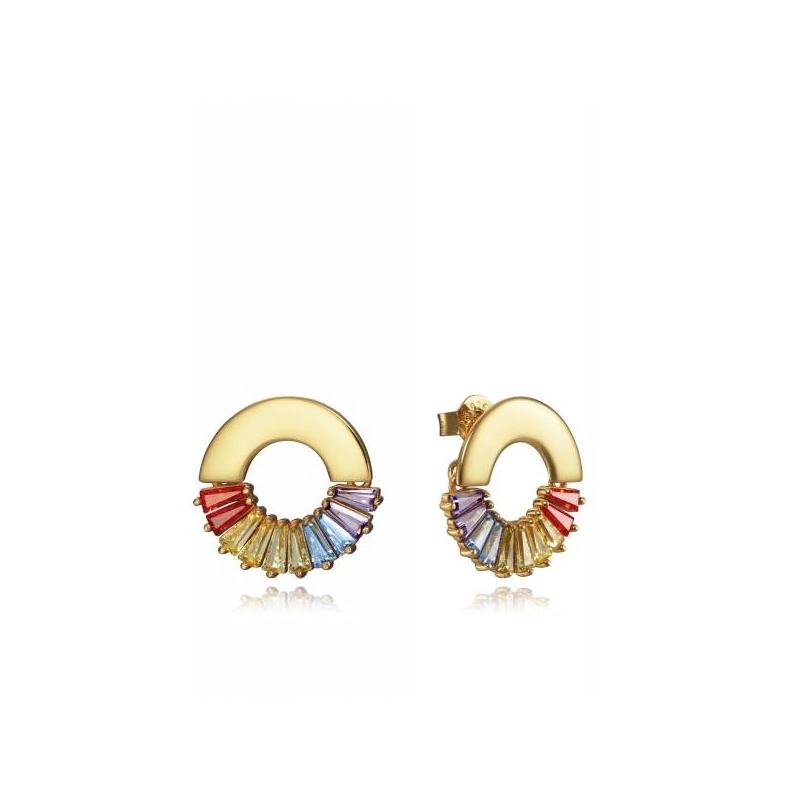 PENDIENTES VICEROY ELEGANT EN PLATA CON BAÑO DE ORO 15109E000-36