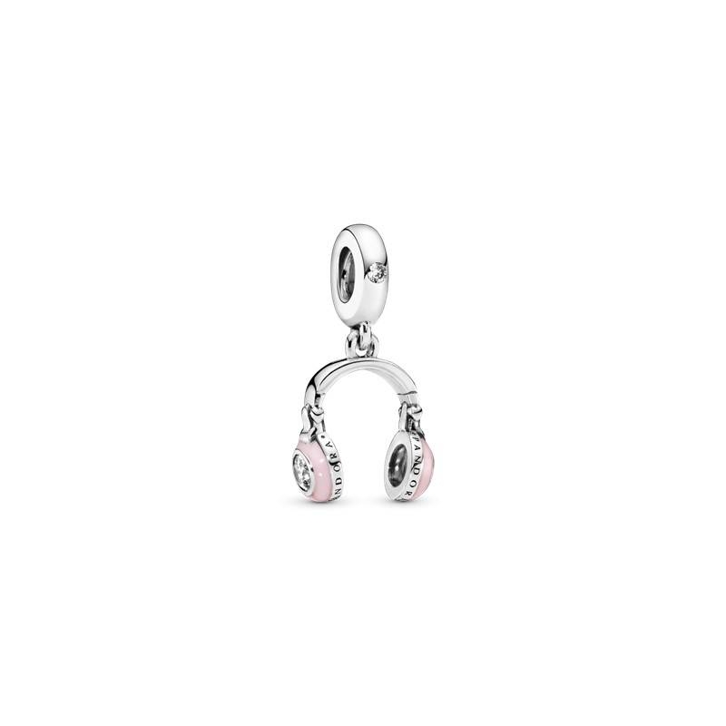 CHARM PANDORA COLGANTE AURICULARES ROSADOS 797902EN160