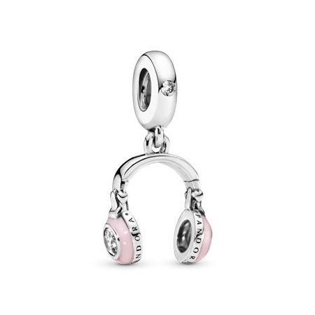 CHARM PANDORA COLGANTE AURICULARES ROSADOS 797902EN160